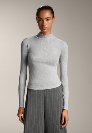 Langærmet T-shirt - grey