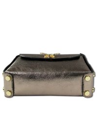 DrachenLeder Handtas - bronze metallic, braun