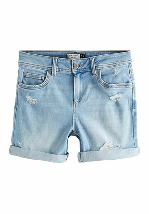 Next REGULAR FIT - Shorts di jeans - bleach denim