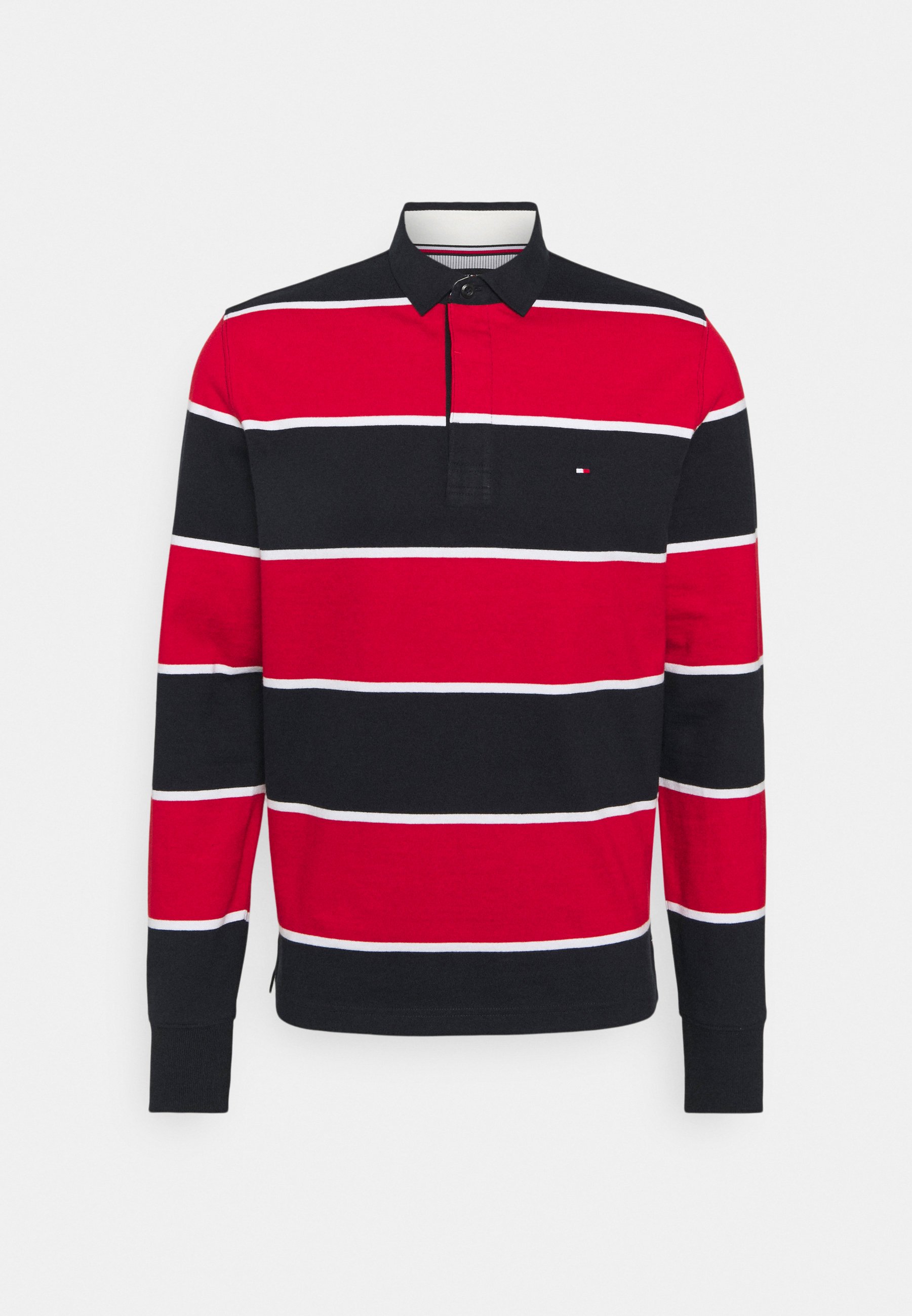 tommy hilfiger iconic stripe rugby shirt