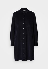 DRESS A LINE SHIRT DETAILS LONG SLEEVE - Marškininė suknelė - deep night blue