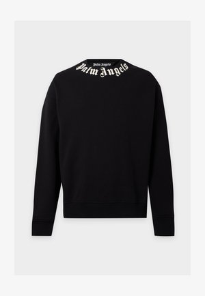 Palm Angels, NECK LOGO REGULAR CREW - Суитшърт - black/off white