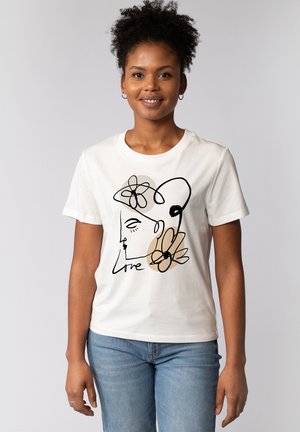 SELF LOVE - T-shirt imprimé - off white