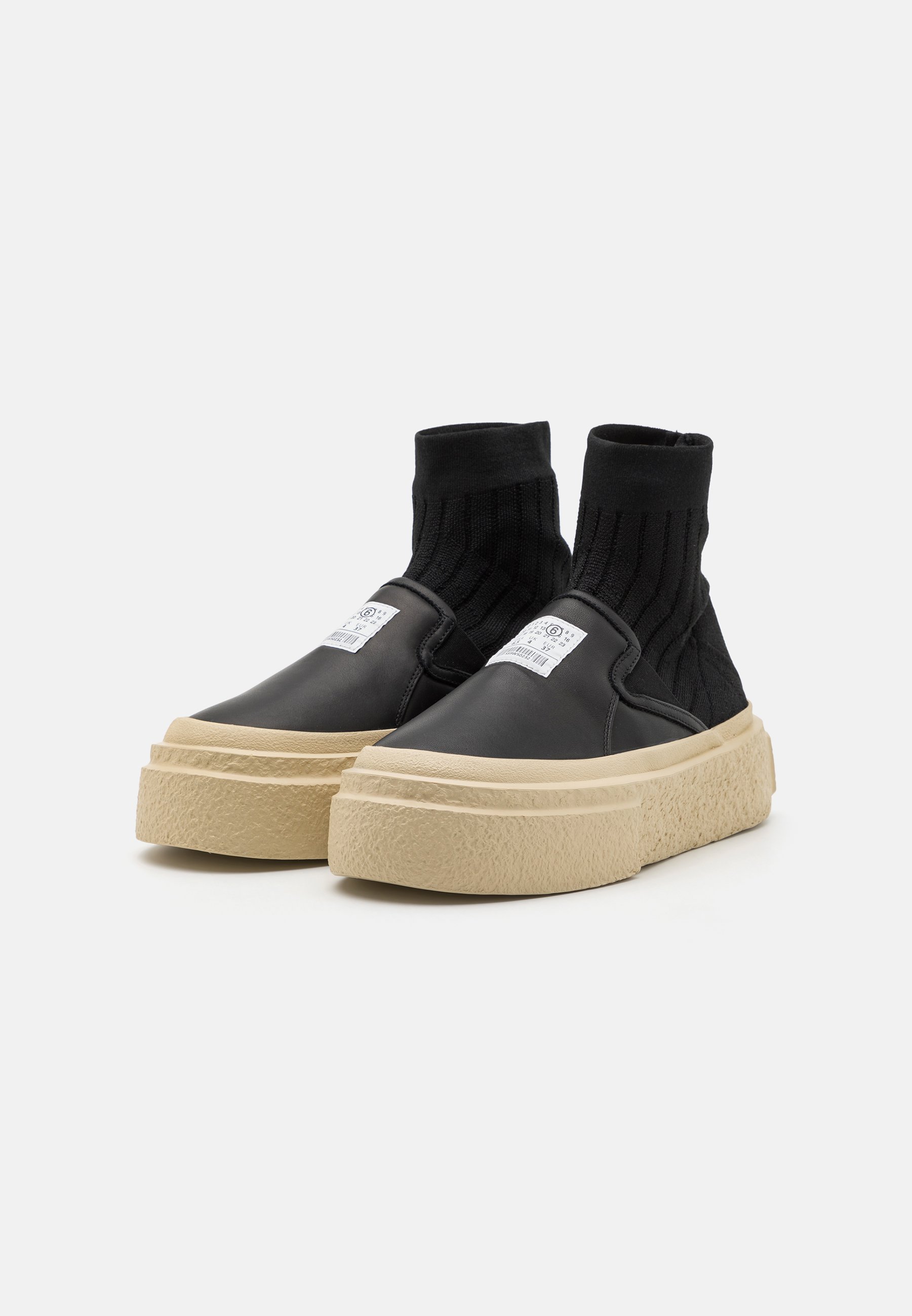 スニーカー Maison Margiela  sneakers Maison Margiela Replica low-top Leather Sneakers | Black