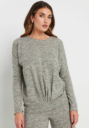 SOFT TOUCH PLEATED - Neule - grey