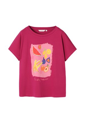 TATUUM, ARTICLE TAG: T-SHIRT/TOP - ARTICLE NAME: NILS 1 - T-shirts print - dark pink