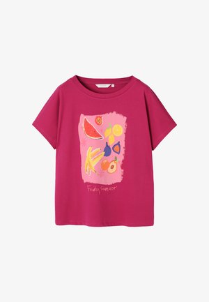 TATUUM, ARTICLE TAG: T-SHIRT/TOP - ARTICLE NAME: NILS 1 - T-shirts print - dark pink
