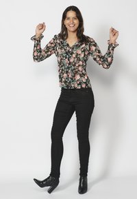 Koroshi LONG SLEEVE BLOSSOMS - Pluus - multicolor