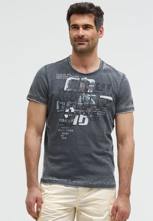 Camp David, CAMP DAVID AUSBRENNER-SHIRT MIT PHOTOPRINT - T-Shirt print - faded navy
