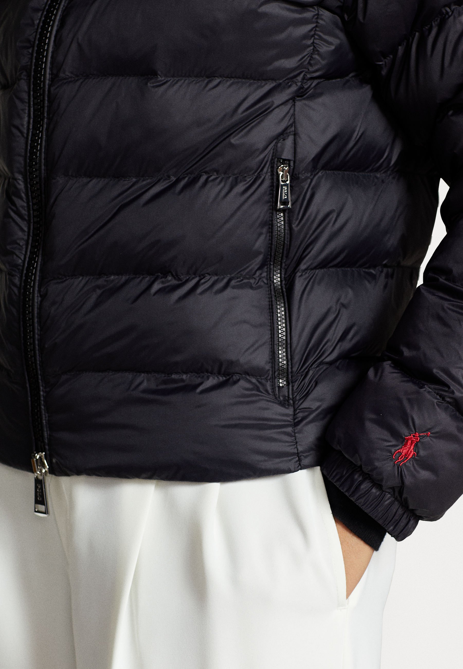 Polo Ralph Lauren ZIP FRONT PUFFER - Winter jacket - black