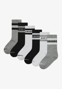 WORDMARK CREW UNISEX 6 PACK  - Chaussettes - dark grey heather