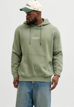 JJESOHO HOOD NOOS - Felpa con cappuccio - vetiver