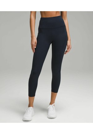 WUNDER TRAIN HIGH-RISE POCKETS 64cm - Tights - true navy