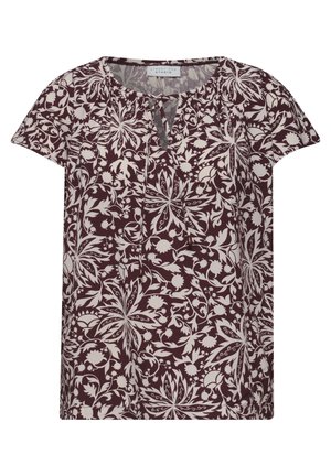 Street One Studio, DROPPED SHOULDER BLUSENSHIRT MIT BÄNDERN - Blouse - very berry