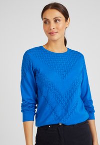 Damart POINT FANTAISIE - Maglione - bleu roi
