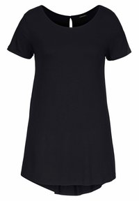 LASCANA T-Shirt basic - schwarz