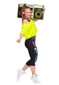 Winshape - FUNCTIONAL DANCE-TOP DT104 - Paprasti marškinėliai - neon yellow Miniatiūros vaizdas 1