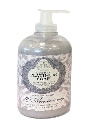 70TH ANNIVERSARY PLATINUM LIQUID SOAP - Liquid soap - silber