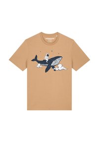 watapparel T-Shirt print - latte