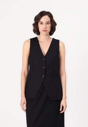 LONG LINE VEST - Vesta - true black