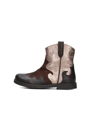 VIKKI - Cowboy-/Bikerlaarsjes - bruin