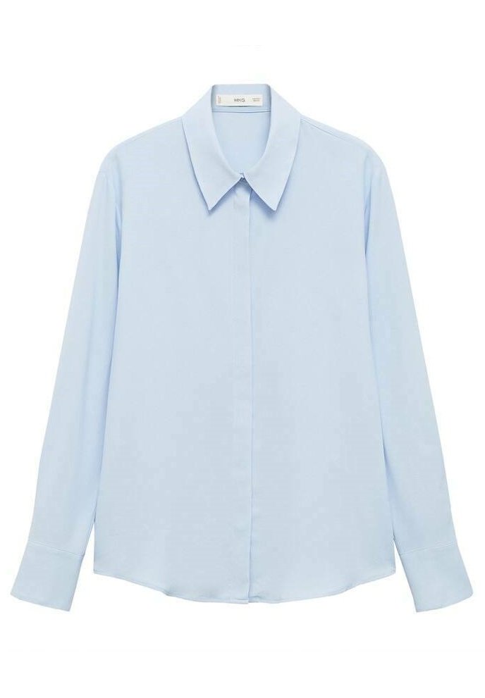 Mango Overhemdblouse lichtblauw Mango Overhemdblouse lichtblauw