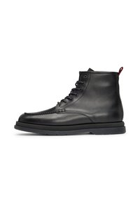 HUGO Bottines à lacets - black