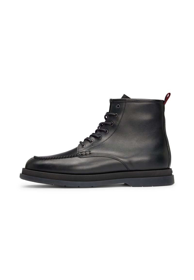 HUGO Bottines à lacets - black