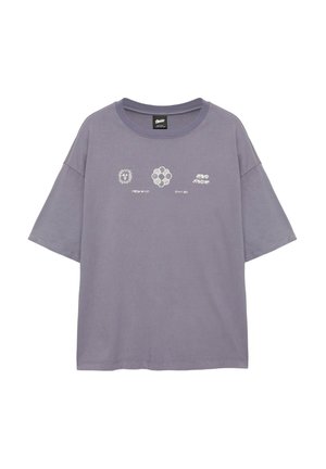 PULL&BEAR, STWD GRAPHIC - T-SHIRT - T-shirt con stampa - lilac