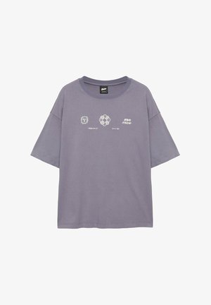 PULL&BEAR, STWD GRAPHIC - T-SHIRT - T-shirt imprimé - lilac