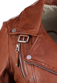 Freaky Nation Giacca di pelle - dark cognac