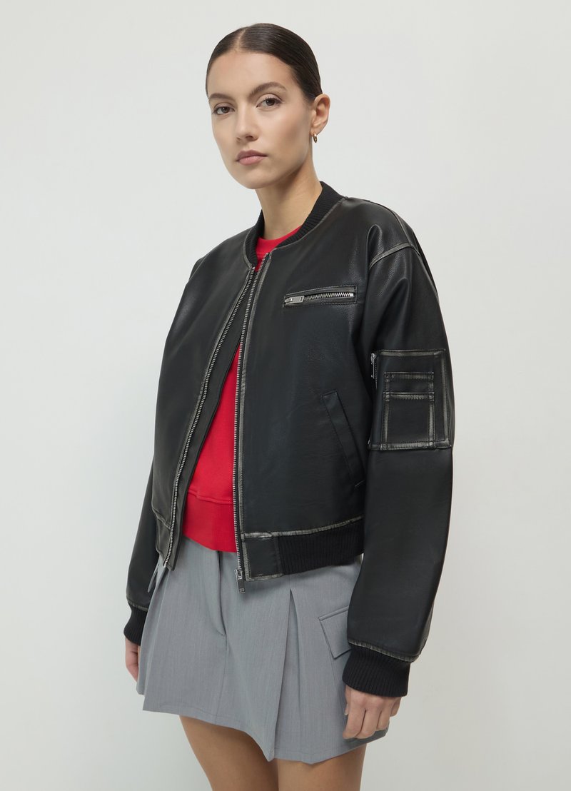 Calliope EFFETTO INVECCHIATO - Blouson Bomber - ultrablack