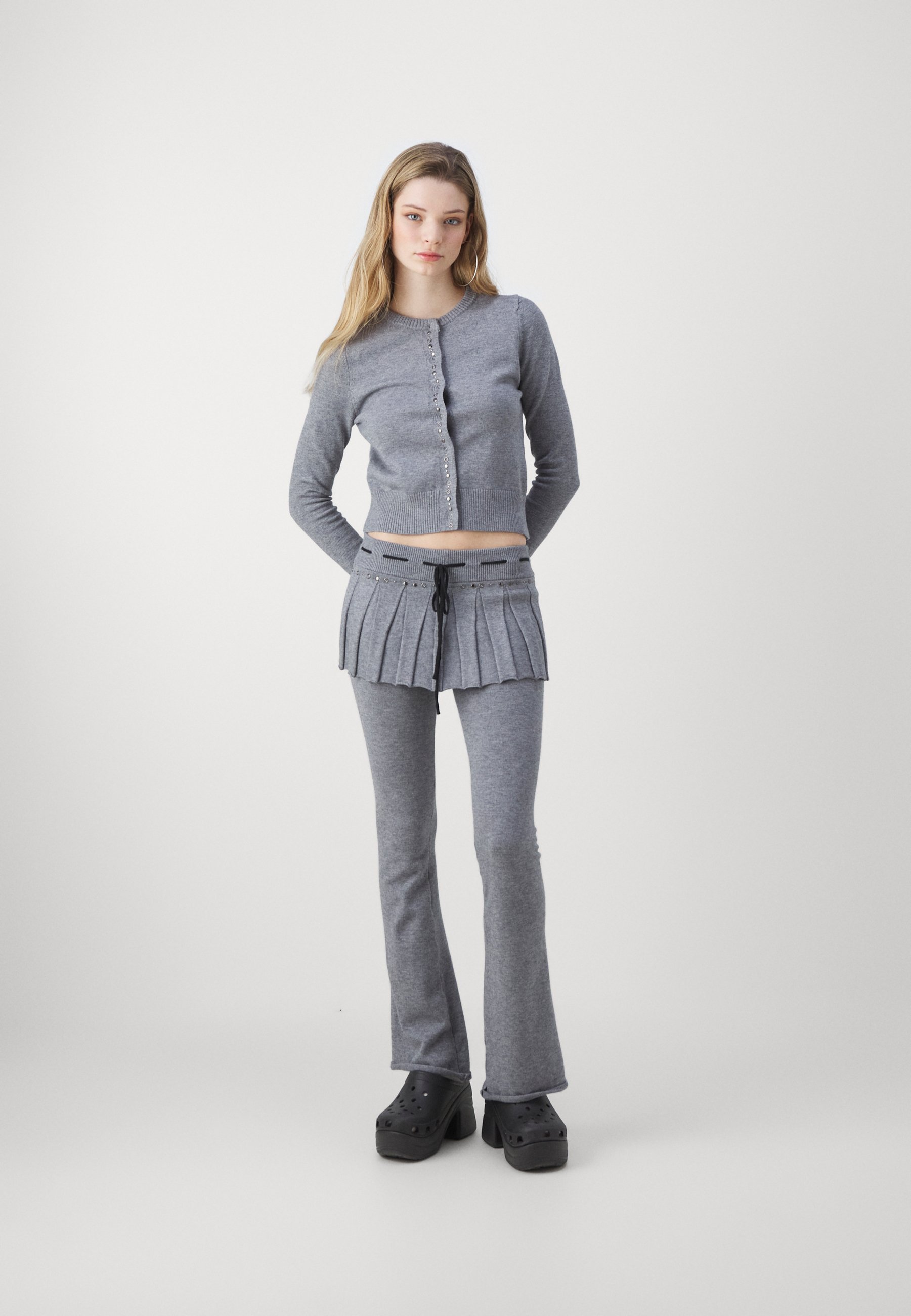 Jaded London SKIRT TROUSER - Trousers - grey - Zalando.co.uk