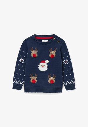 RUDOLF UND WEIHNACHTSMANN - Jumper - dark blue