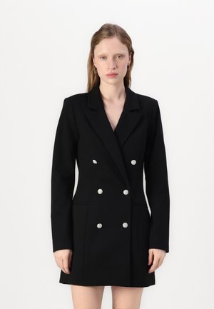 Good American PONTE EMBELLISHED EXEC DRESS - Cocktail φόρεμα / Φόρεμα για πάρτι - black