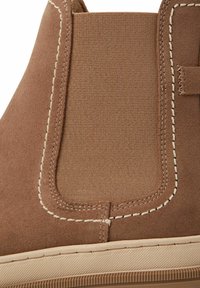 Tamaris ELEGANTE CHELSEA MIT REMOVABLE - Bottines à plateau - taupe
