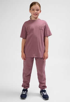 Hummel CLEAN S/S - T-shirts basic - rose taupe