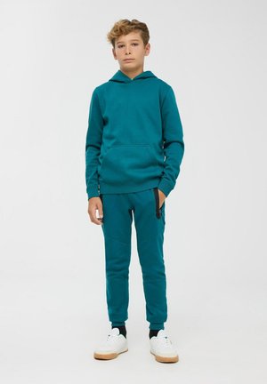 Terranova Felpa con cappuccio - petrolio