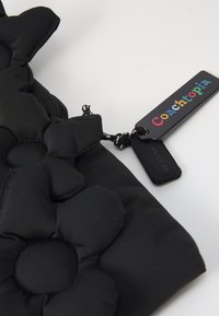 COACH COACHTOPIA LOOP ALL OVER FLOWER SHOULDER BAG - Geantă de mână - black
