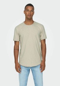 Only & Sons ONSBENNE LIFE TEE - Camiseta básica - light grey