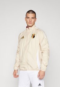 adidas Performance BELGIUM RBFA ANTHEM JACKET - Dres reprezentacije - burgundy/sand strata