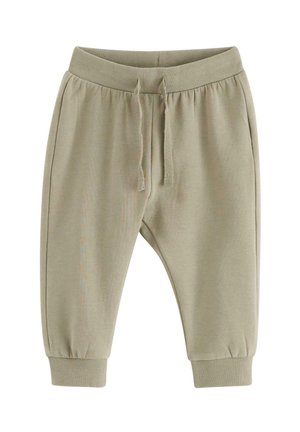 WITH BRUSHED INSIDE  - Tygbyxor - light dusty khaki