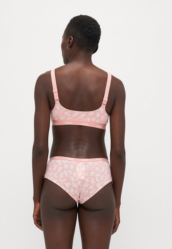 WOMEN PADDED PRINTED - Bustier - coral3