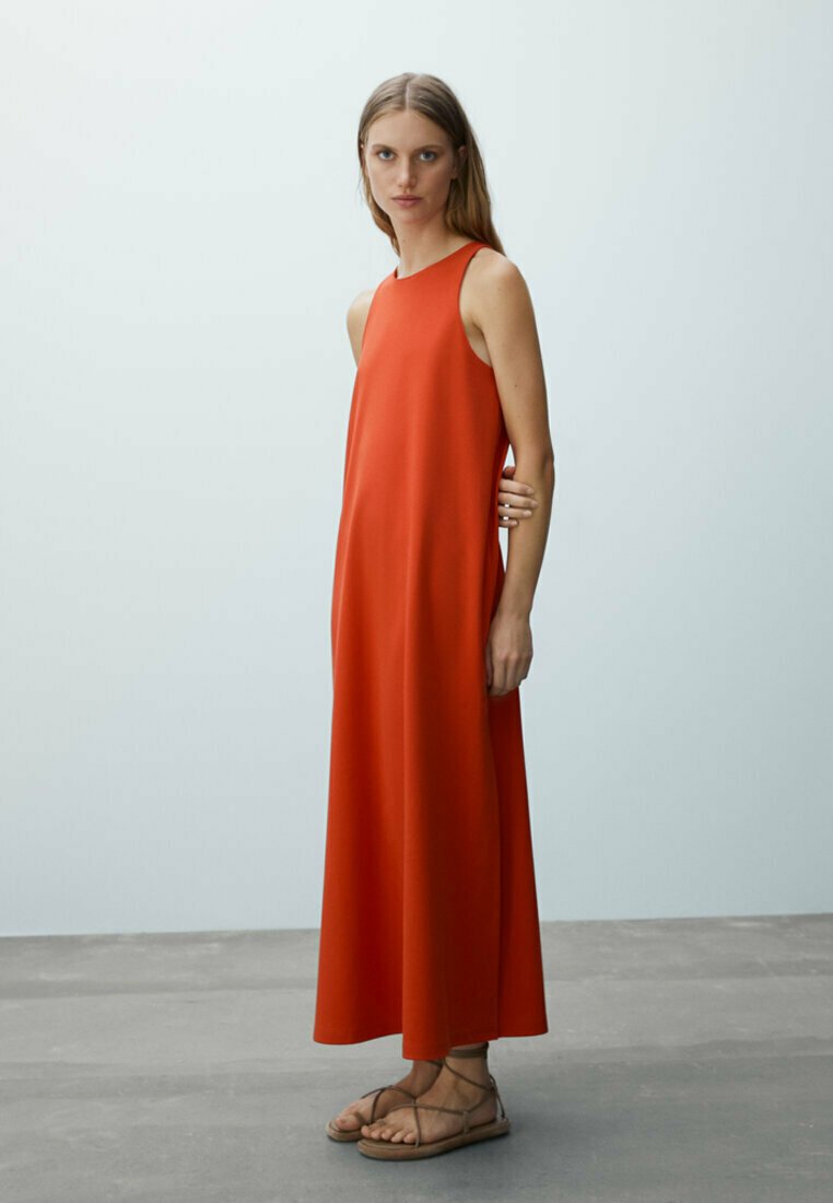 robe rouge massimo dutti