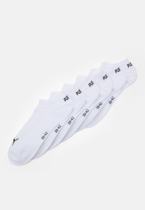 UNISEX SNEAKER PLAIN 6 PACK - Sportinės kojinės - white