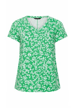 Evans, PLUS SIZE SHORT SLEEVE TOPS - T-shirt imprimé - green
