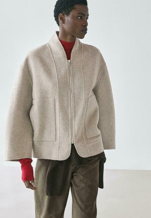 ZIP-UP - Summer jacket - light grey