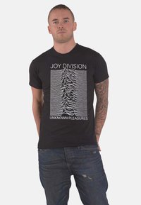 Paradiso Clothing JOY DIVISION UNKNOWN PLEASURES GRAPHIC PRINT UNISEX - Print T-shirt - black