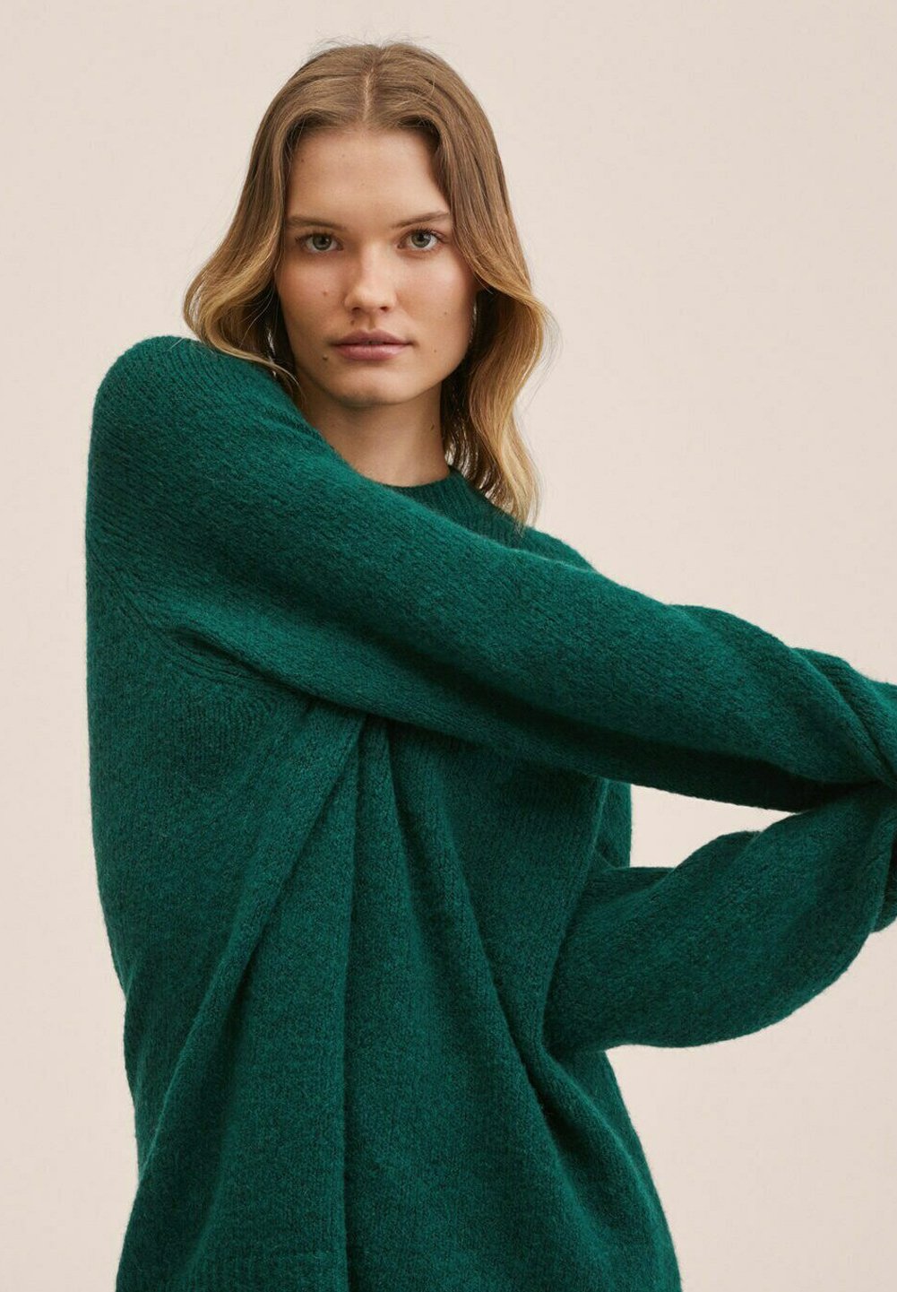 Mango JORGE - Jumper - verde scuro/dark 