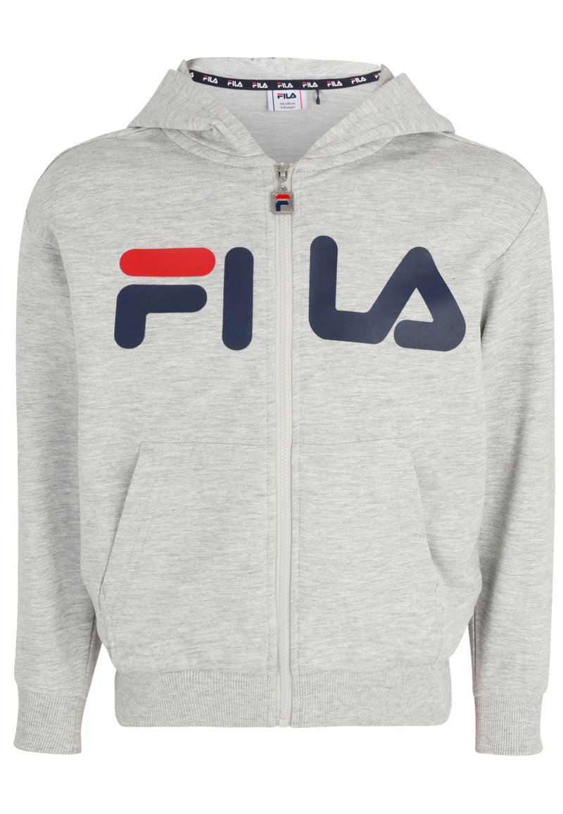 Fila Sweater met rits lichtgrijs